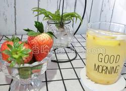 柠檬百香果蜂蜜水