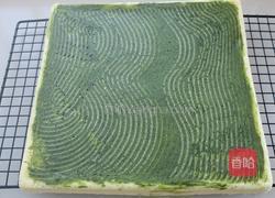 抹茶树桩蛋糕卷的做法图解17