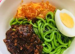 二合一手工炸酱面（西红柿鸡蛋、炸酱肉臊子）