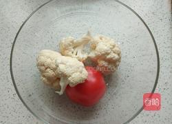 番茄菜花的做法图解1
