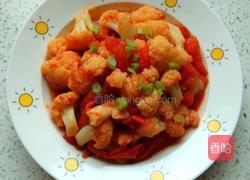 番茄菜花的做法图解7