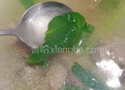小白菜排骨汤