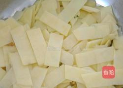 油菜土豆片的做法图解1