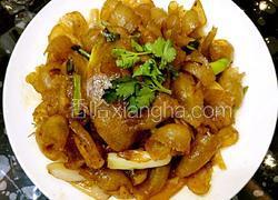 鲁菜大师蒋家常菜酱爆皮肚