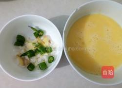 甘蓝火腿蛋炒米的做法图解3