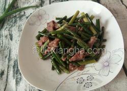 蒜苔炒牛肉