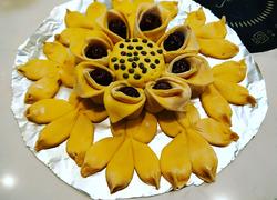 春天来了花开富贵黄金南瓜面点