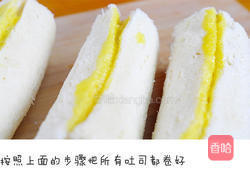香蕉爆浆吐司卷的做法图解6