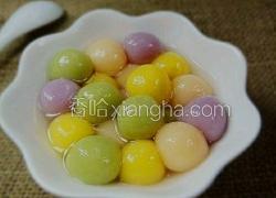 豆香水果汤圆
