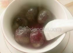 水晶紫薯汤圆