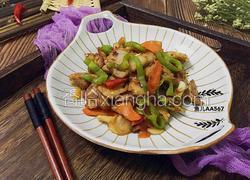 辣椒胡萝卜炒五花肉