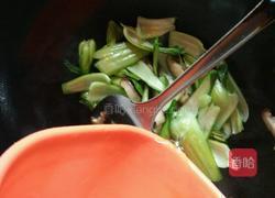 香菇炒油菜的做法图解7