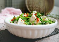 香辣青蒜苗炒豆腐