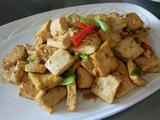 葱段烧豆腐