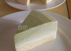 抹茶渐变慕斯