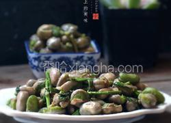 椿芽煎嫩胡豆