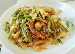 豆角焖饼