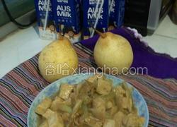 葱烧豆腐