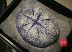 紫蝶花星空面包的做法图解11
