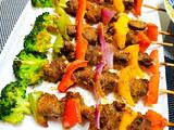 五彩蔬羊肉串