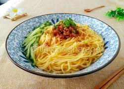 肉末黄瓜丝打卤面