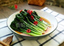 凉拌韭菜结