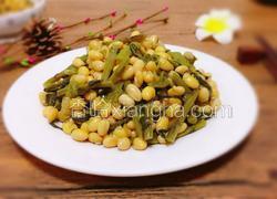 雪里蕻炖黄豆芽