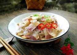 萝卜条蒸腊肉