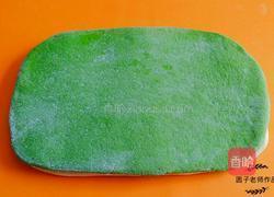 波菜泥多层花卷的做法图解5