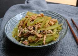 西芹炒肉丝