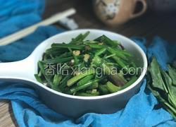 蒜香菠菜梗