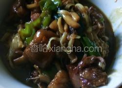 鸡肉针菇青辣椒面