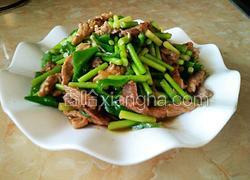 蒜苔炒肉