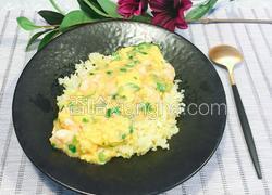 滑蛋虾仁饭