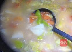 土豆拌汤的做法图解2