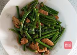 蒜苔炒肉的做法图解6