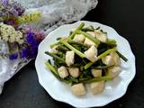 蒜薹炒鸡丁