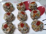 海鲜蔬菜饭团