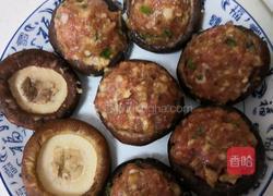 香菇酿肉的做法图解1