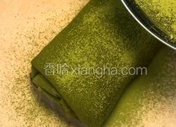 抹茶毛巾卷
