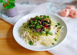 豆豉炝拌青椒土豆丝