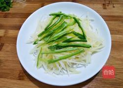 豆豉炝拌青椒土豆丝的做法图解14