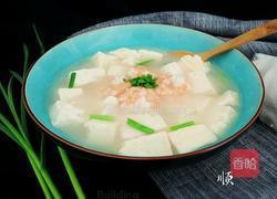 蒜苗豆腐大虾汤的做法图解14