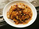 新鲜肉炖干萝卜片