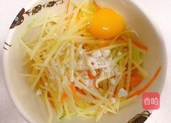 土豆丝饼的做法图解2