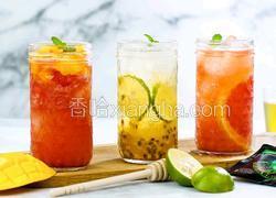 百香果青柠冷泡茶