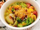 大骨汤蔬菜圈圈面