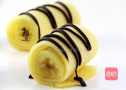 宝宝最爱辅食-香蕉班戟卷的做法图解1