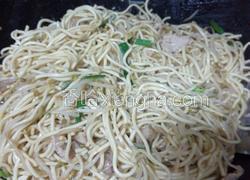 豆芽炒面条