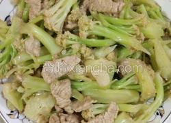 菜花炒肉